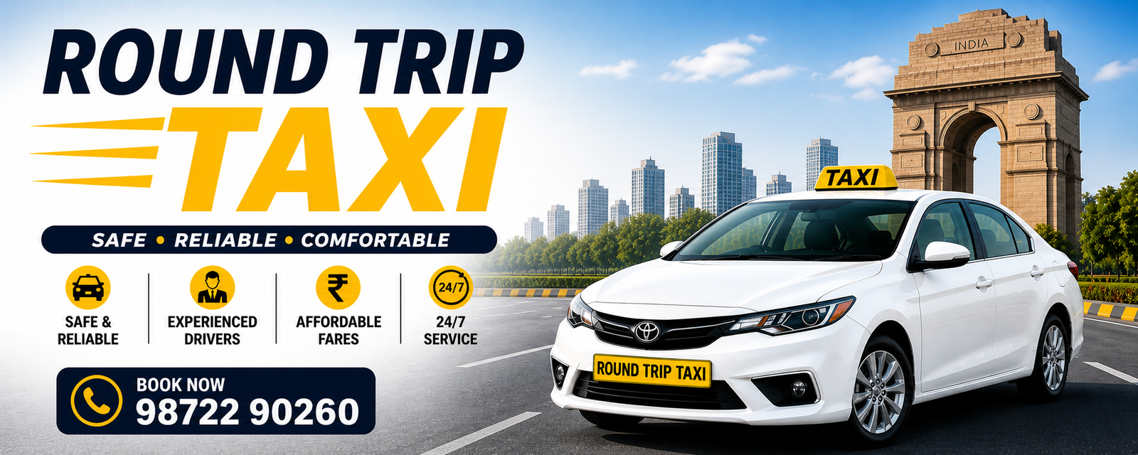 Round Trip Taxi Punjab — Family & Business Travel