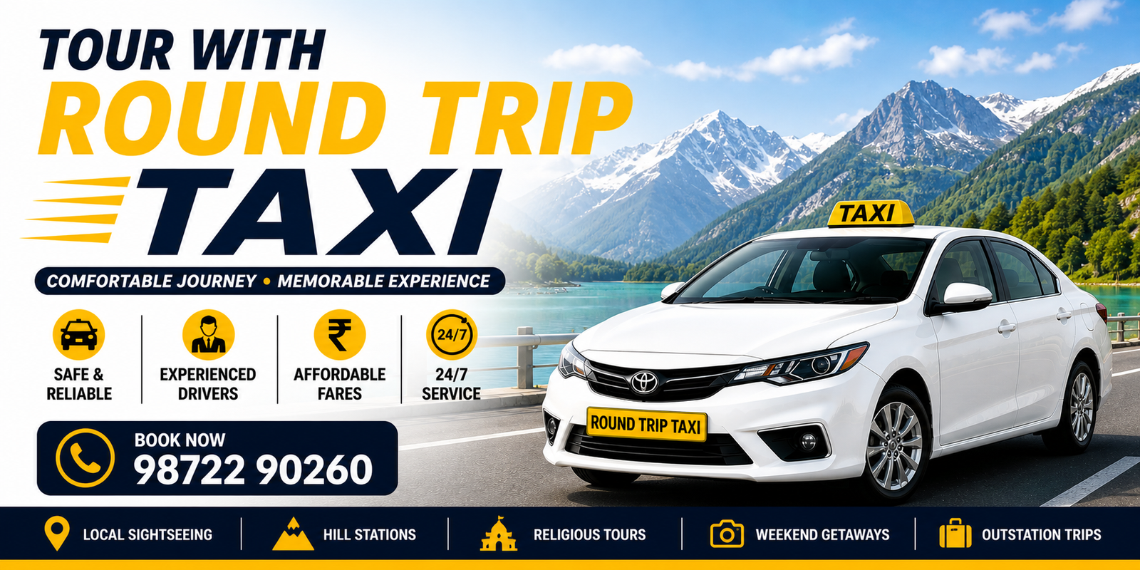 Tour Package Taxi — All India Religious & Hill Stations